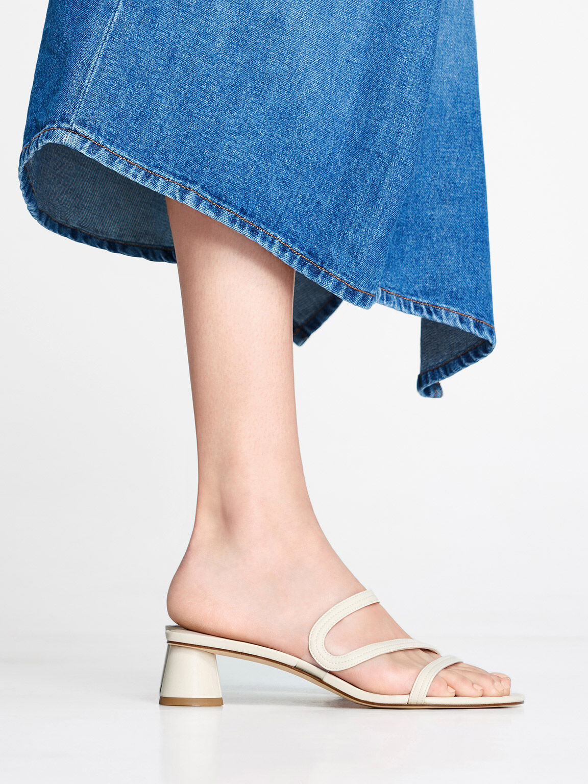 Wavy hotsell strap heels