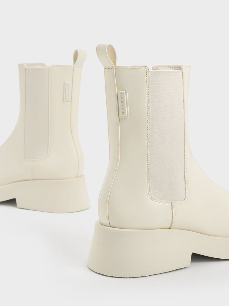 Giselle Chelsea Boots, Cream, hi-res