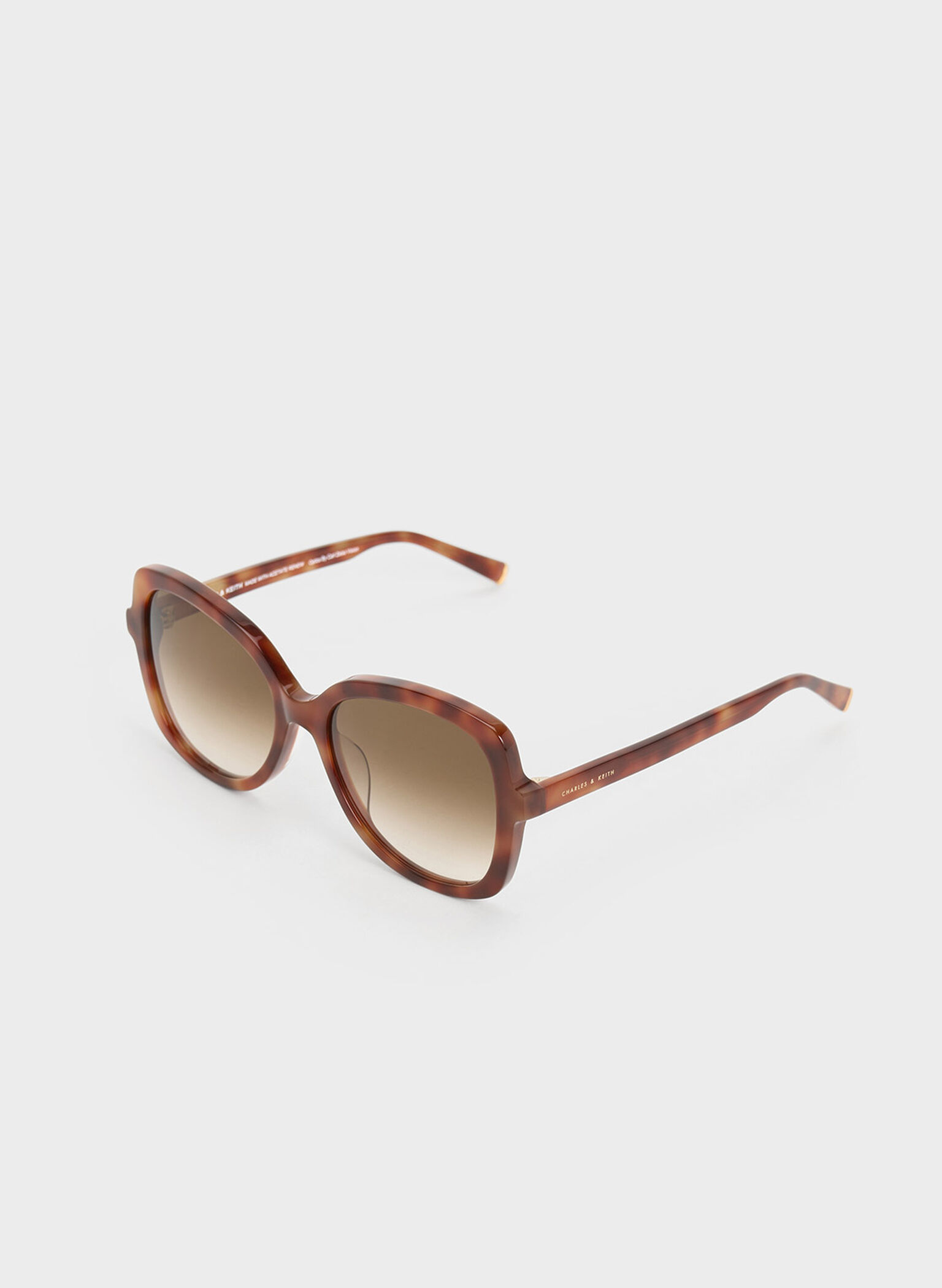 Acetate Butterfly Sunglasses, T. Shell, hi-res