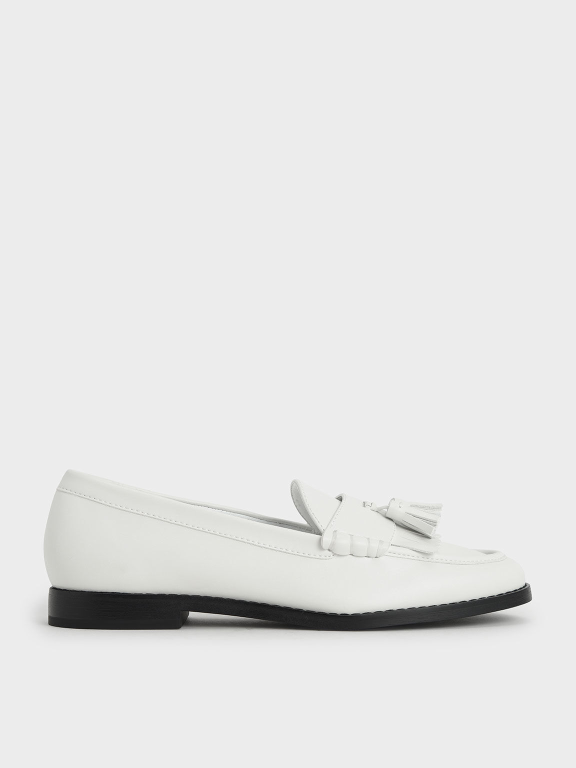 Mocasines Penny con borlas, Blanco, hi-res