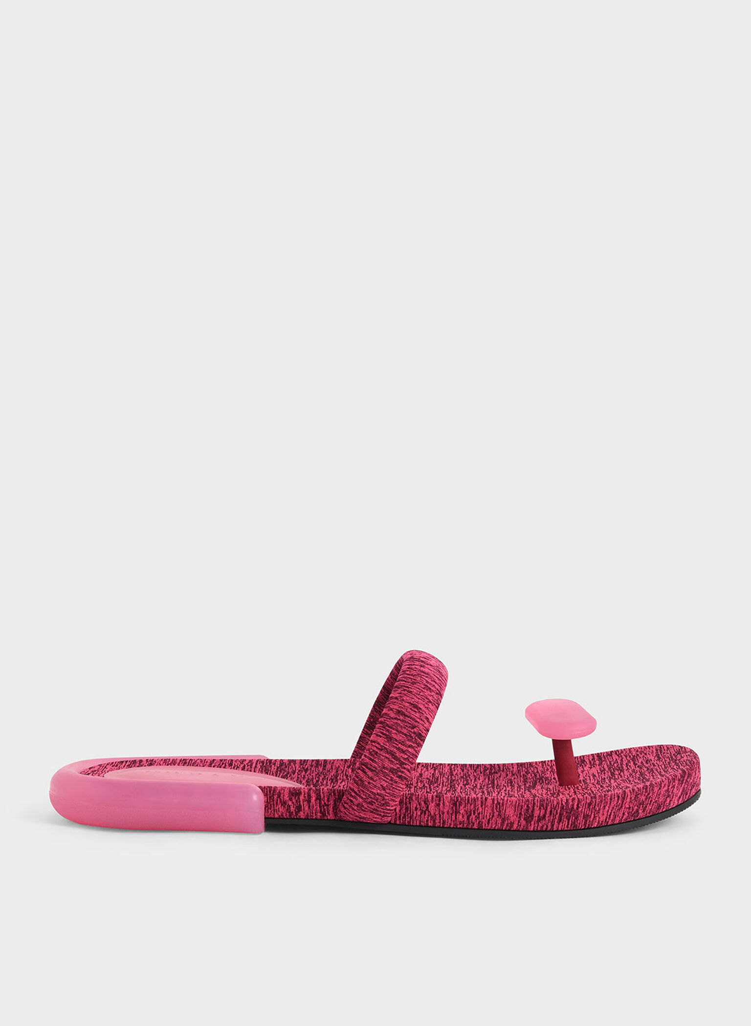 Electra Recycled Polyester Thong Sandals, Pink, hi-res