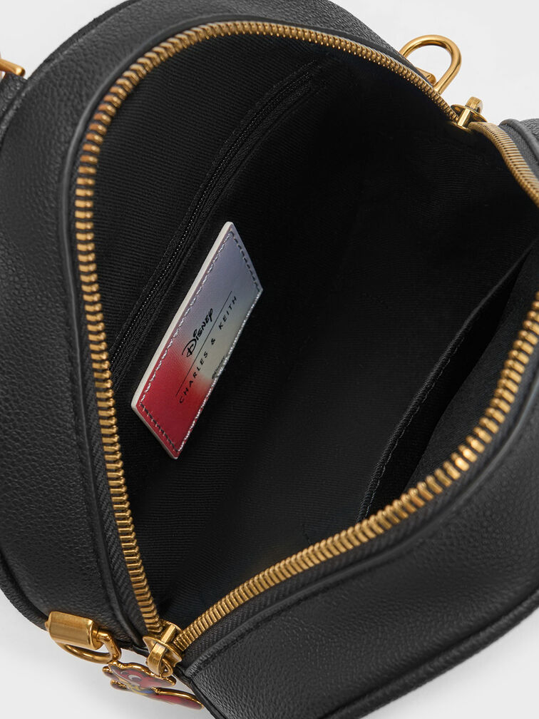 CHARLES ＆ KEITH 迪士尼優獸大都會系列：兒童餅乾後背包, 黑色, hi-res