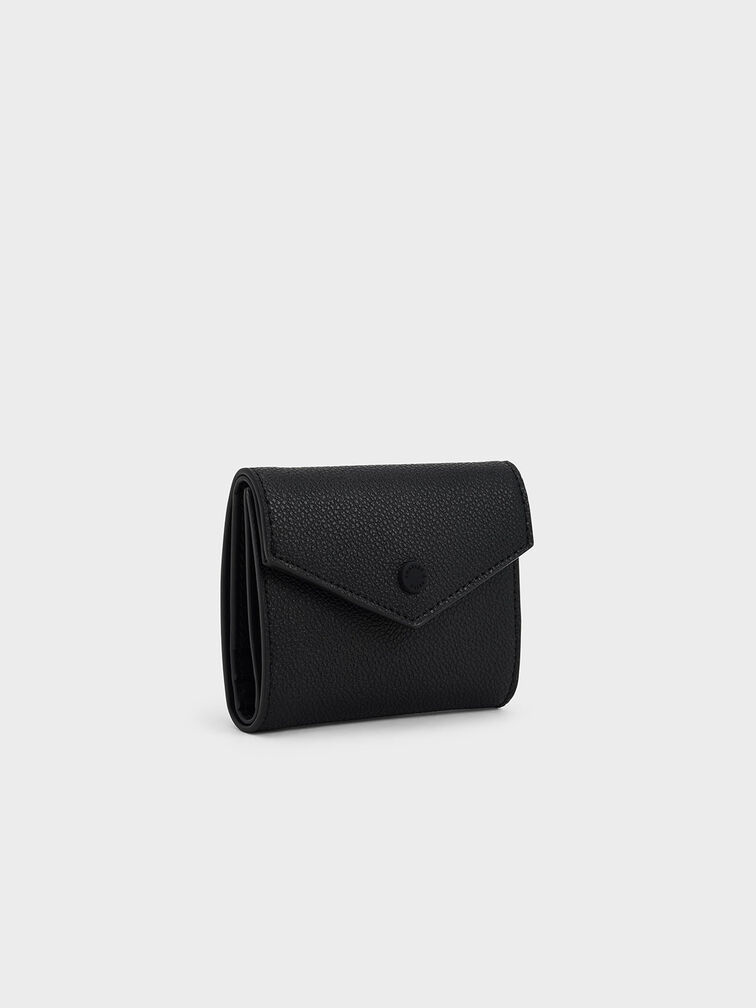 Carteira Envelope Curto Marlowe, Black, hi-res