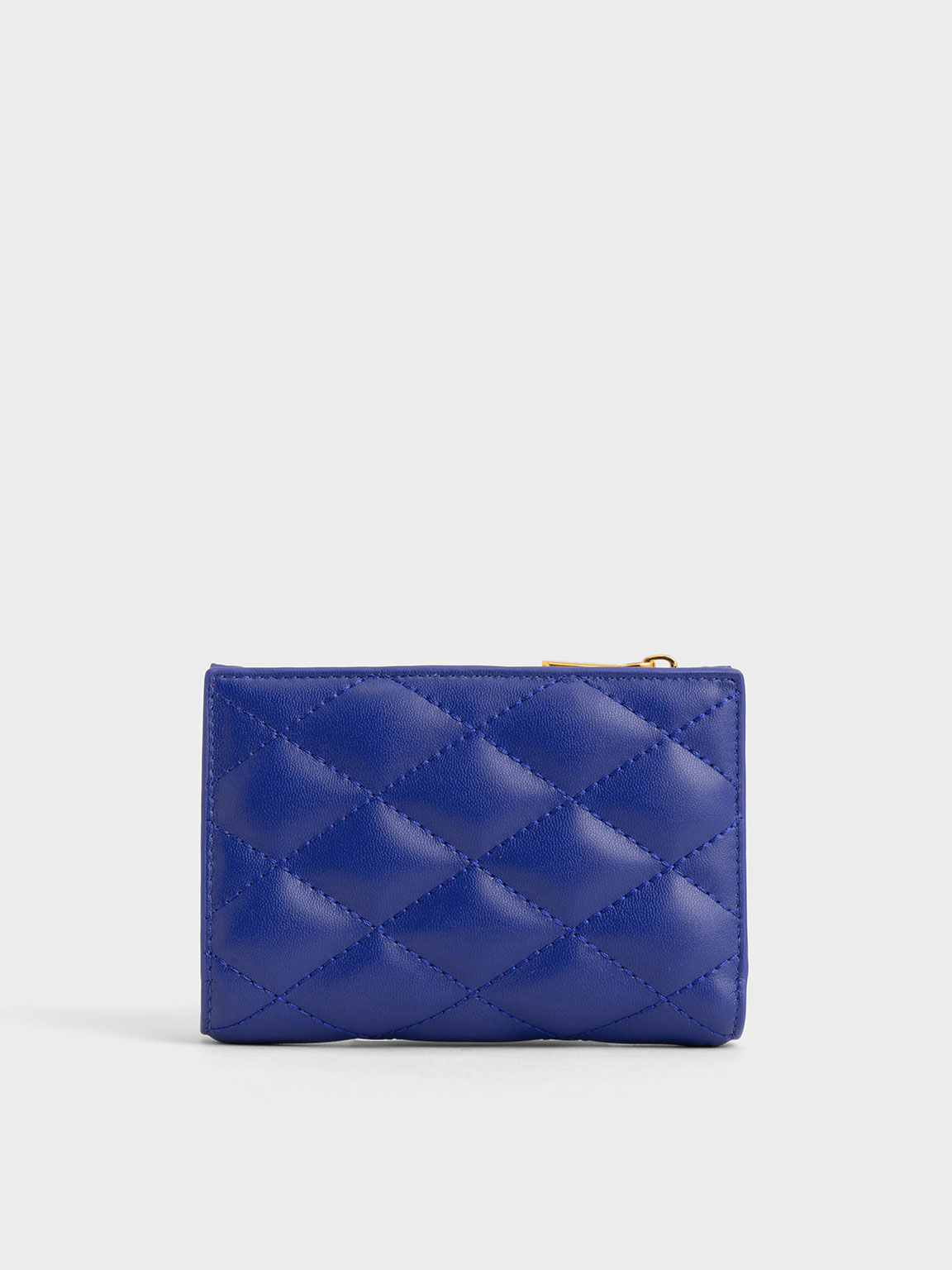 Lillie Quilted Mini Wallet, Cobalt, hi-res