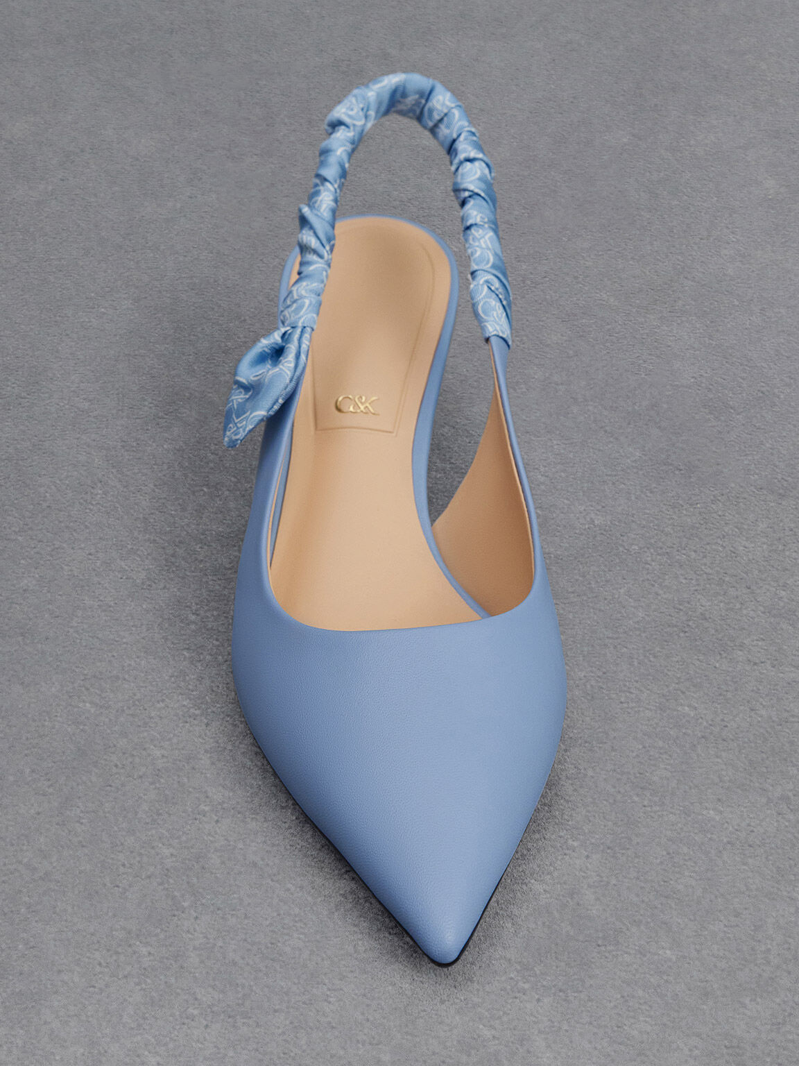Light blue slingback heels shop