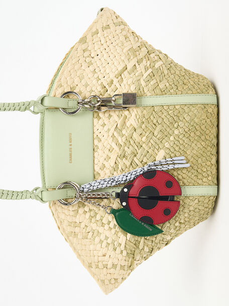 Ladybug Charm, Red, hi-res