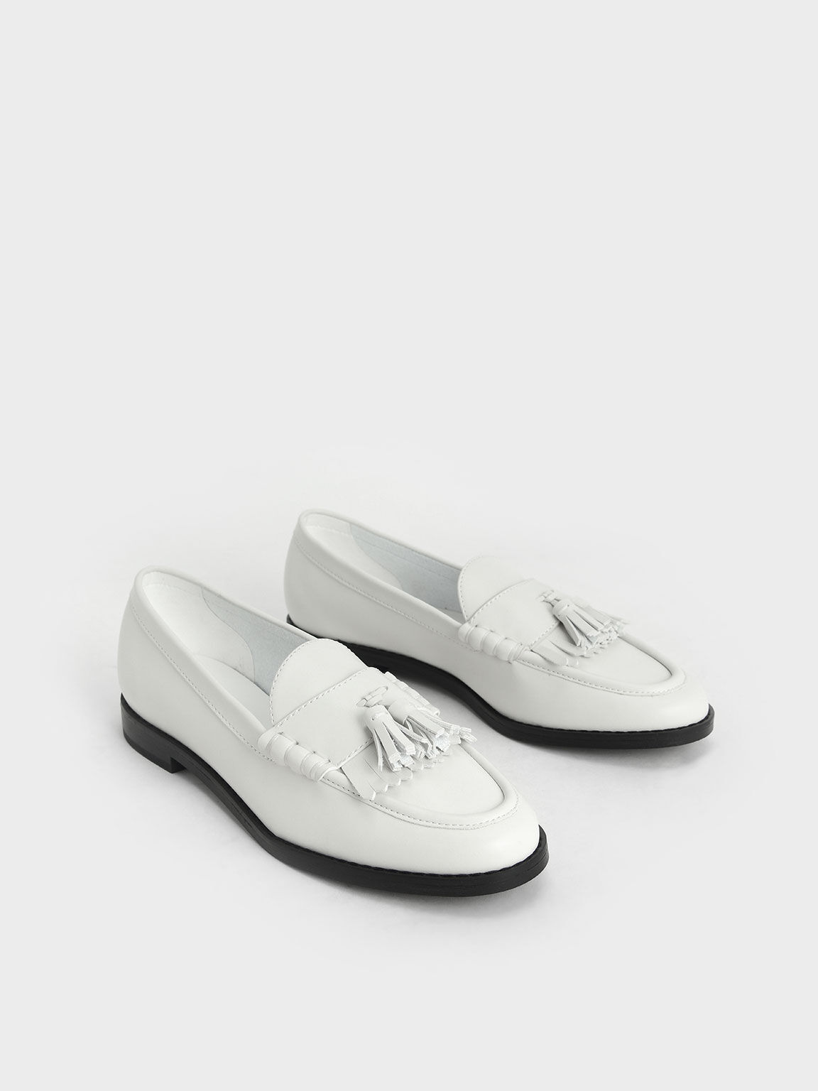 Mocasines Penny con borlas, Blanco, hi-res