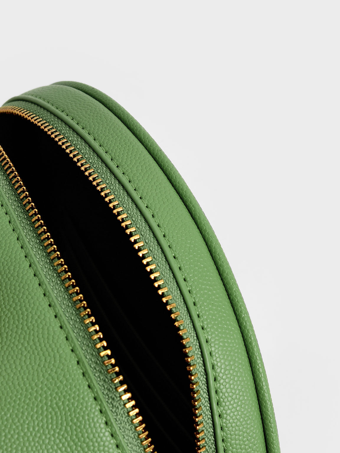 Green Quilted Circle Bag - CHARLES & KEITH US