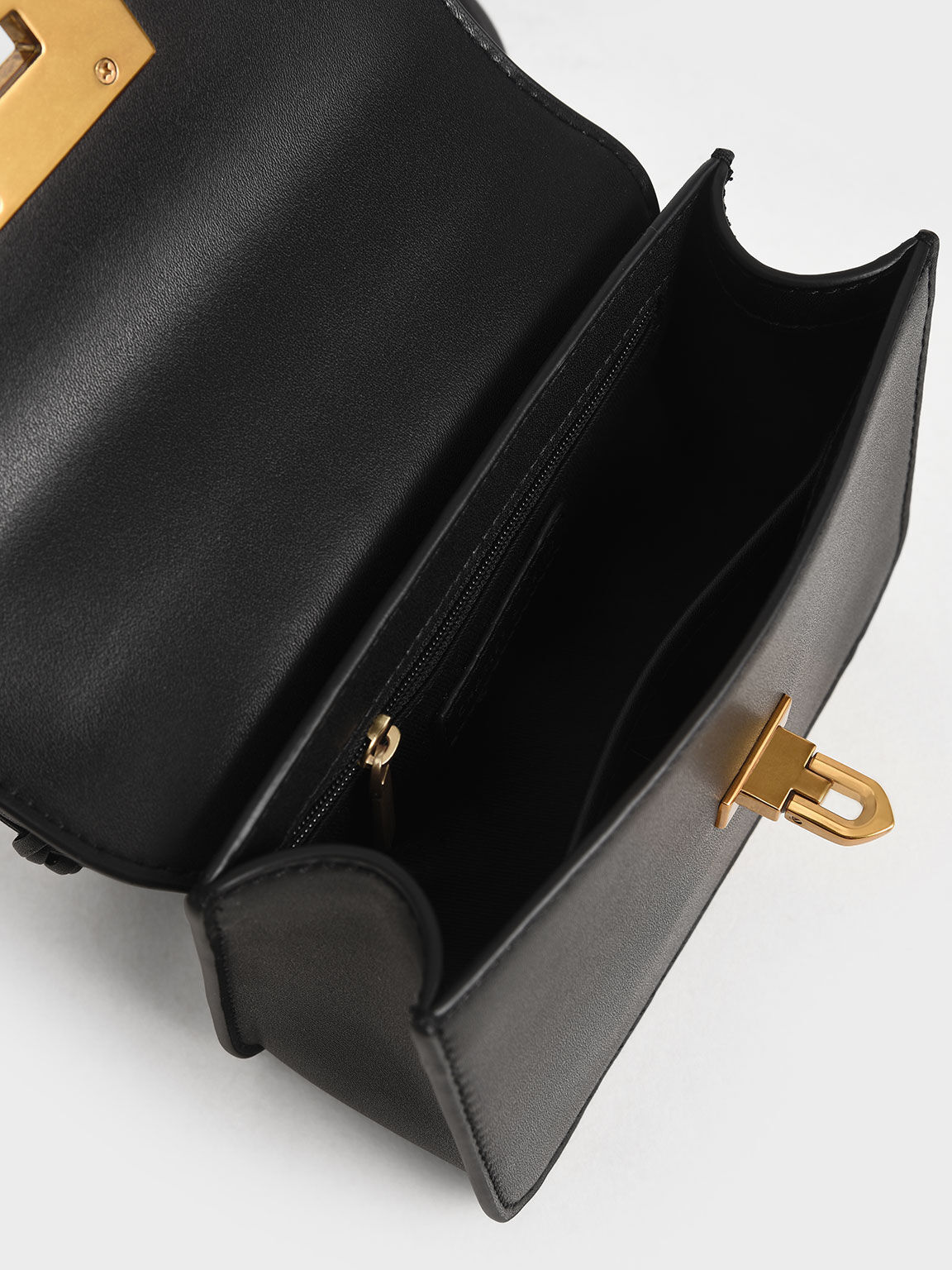 Georgia turn lock mini bag black clearance
