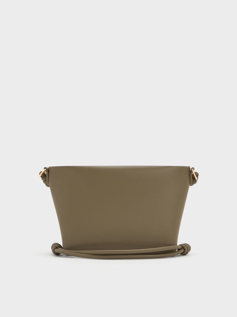 Bolsa transversal geométrica Midori, Deep Olive, hi-res