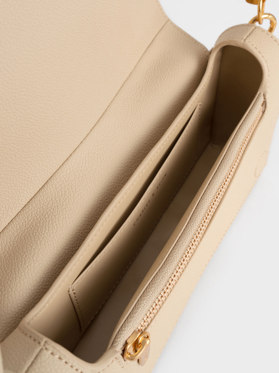 Verity Embellished Handle Sculptural Bag, Beige, hi-res