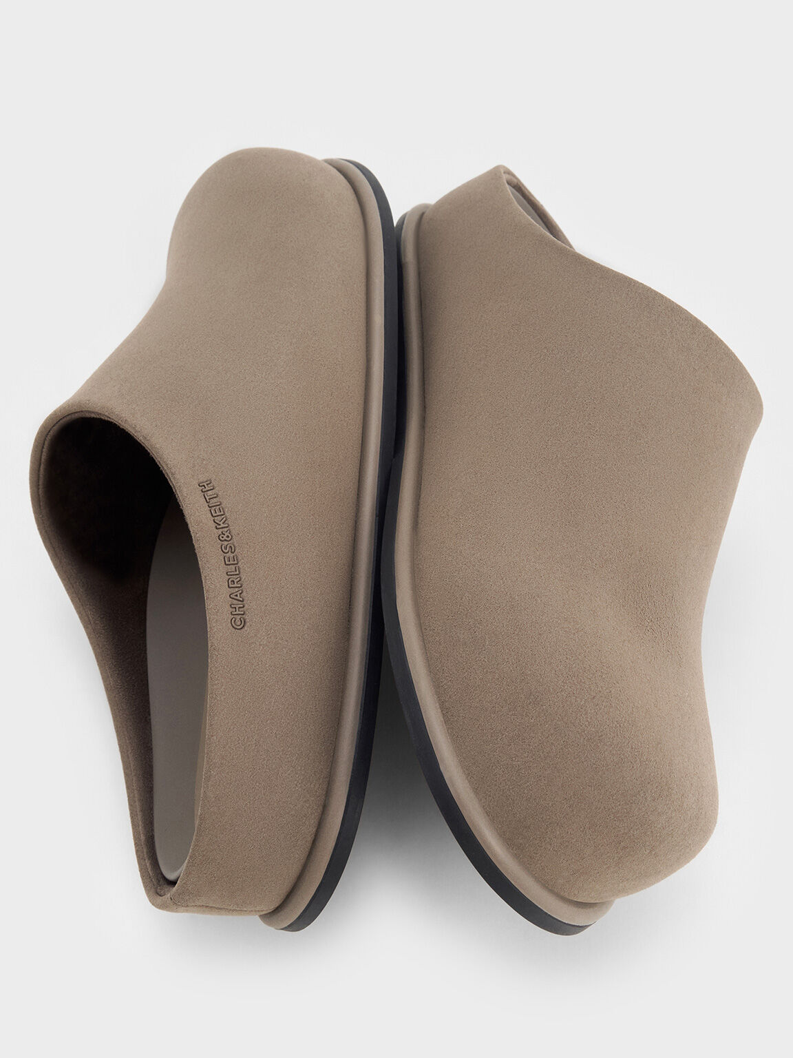 Taupe mules sales