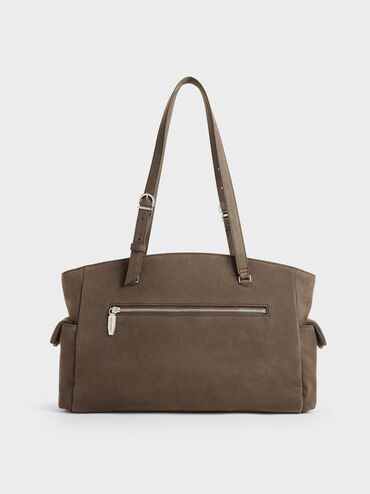 Rachel Multi-Pocket Tote Bag, Stone Grey, hi-res
