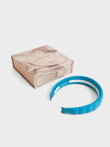Padded Headband, Cerulean, hi-res