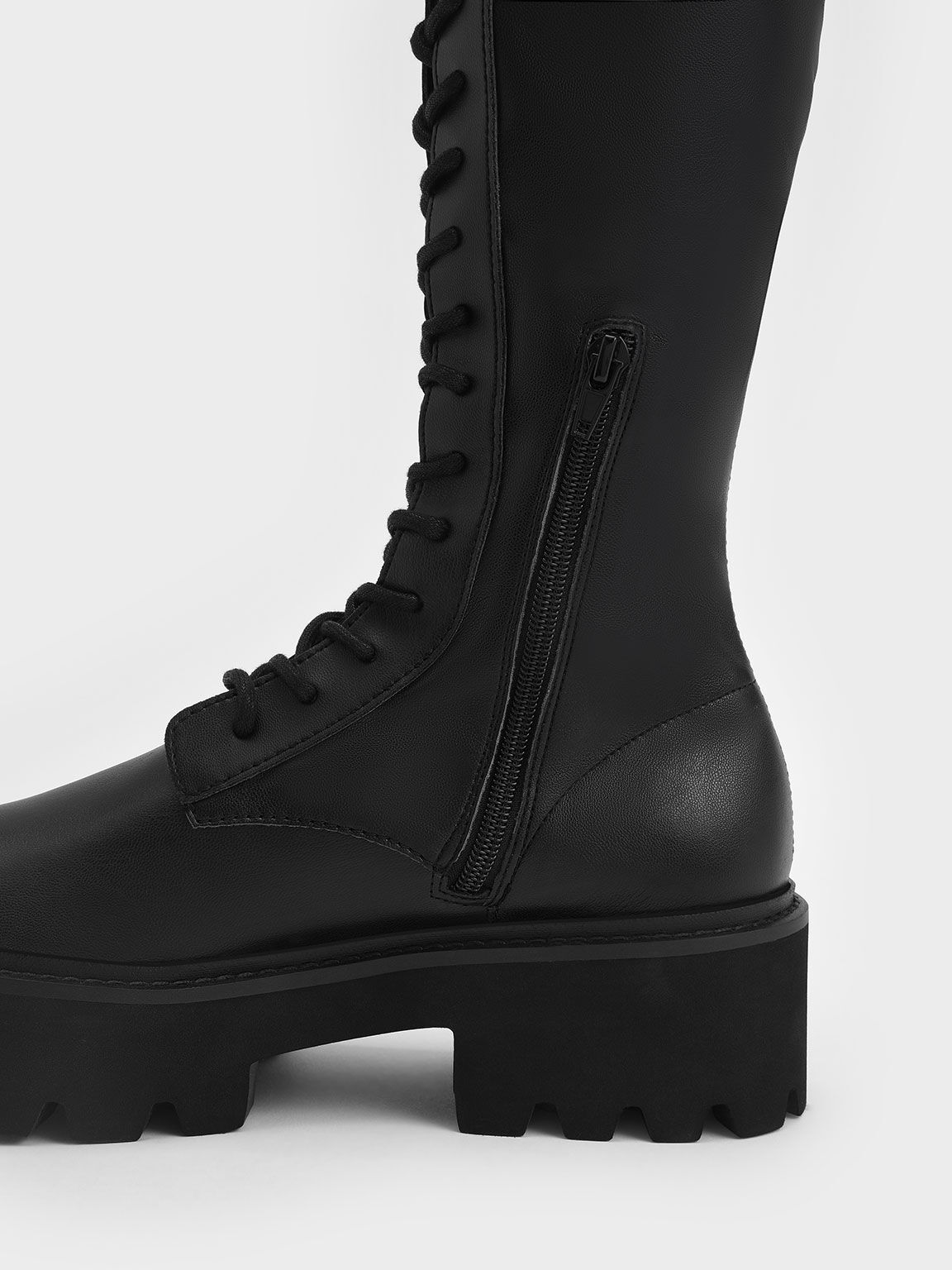 Commute Knee-High Boots​, Black, hi-res