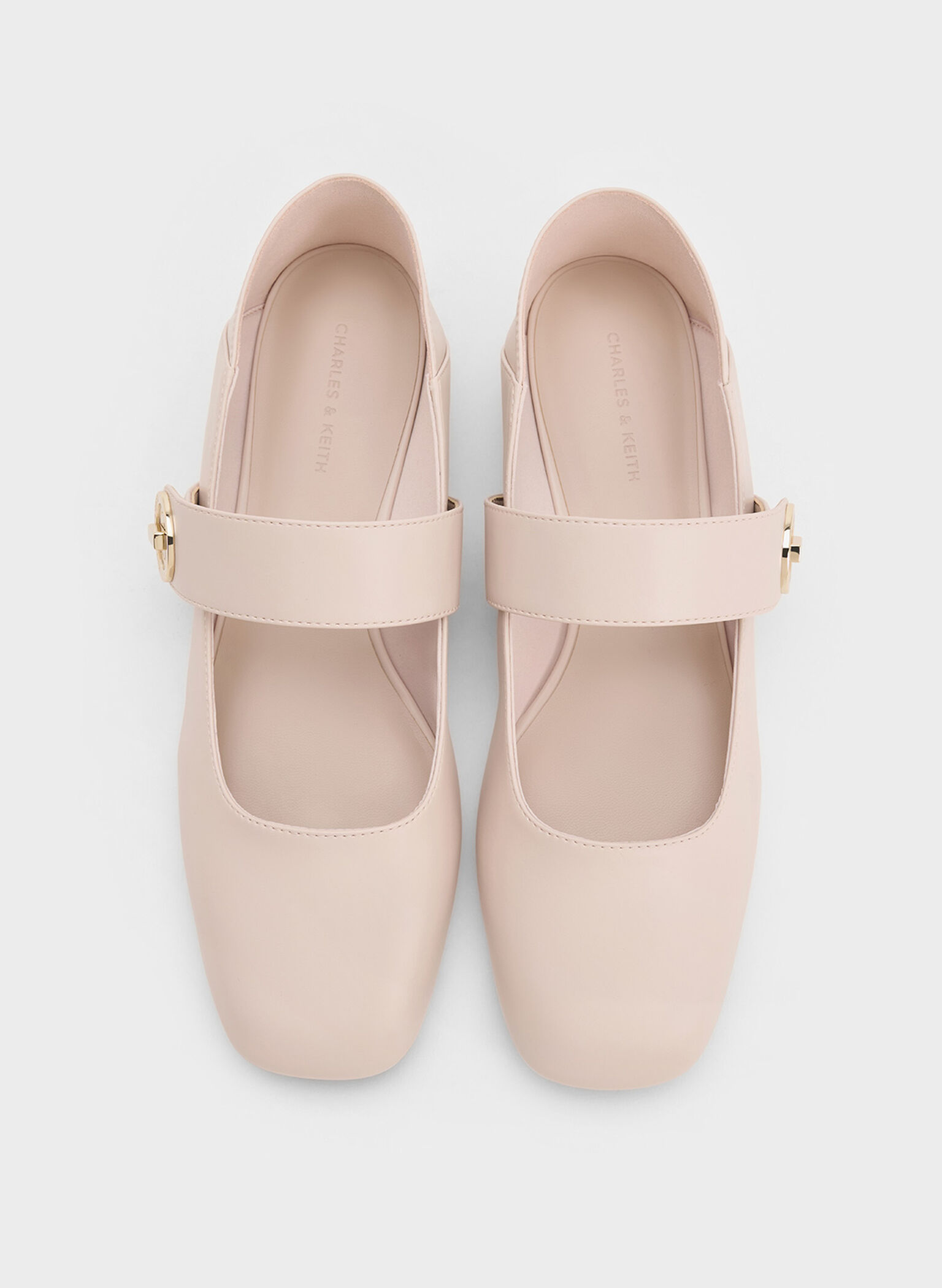 Yara Mary Jane Flats, Cream, hi-res