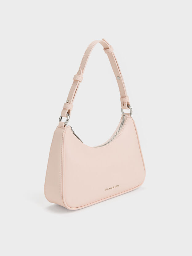 Lane Chain-Strap Shoulder Bag, Soft Pink, hi-res