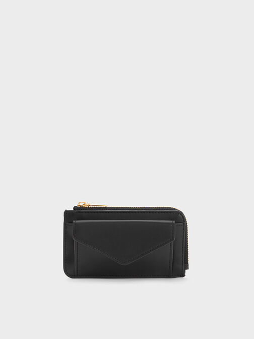 Eudora Envelope Card Holder, Black, hi-res