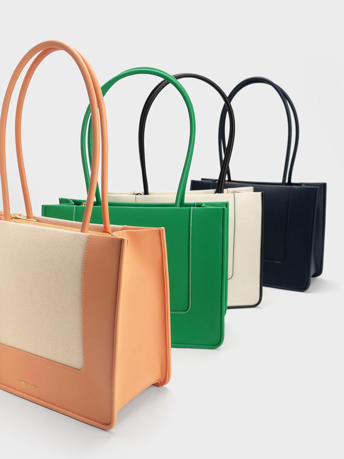 Daylla Canvas Tote Bag Orange