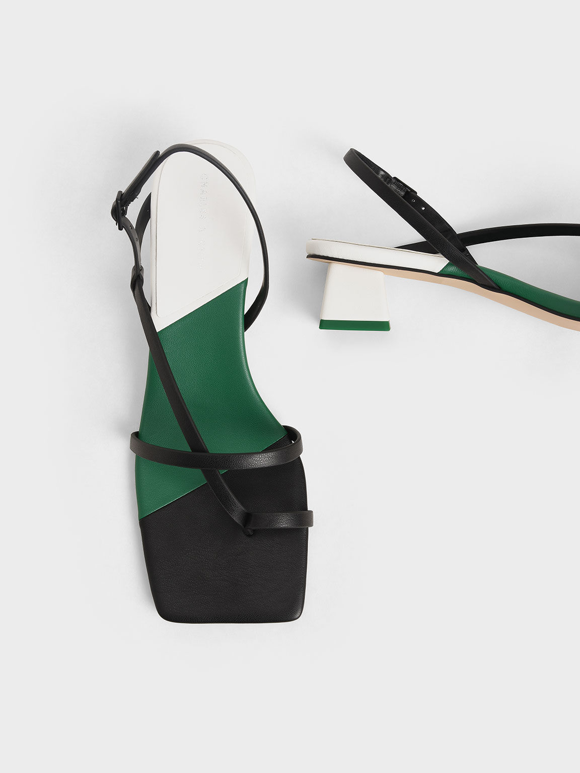 Strappy Slingback Sandals, Multi, hi-res