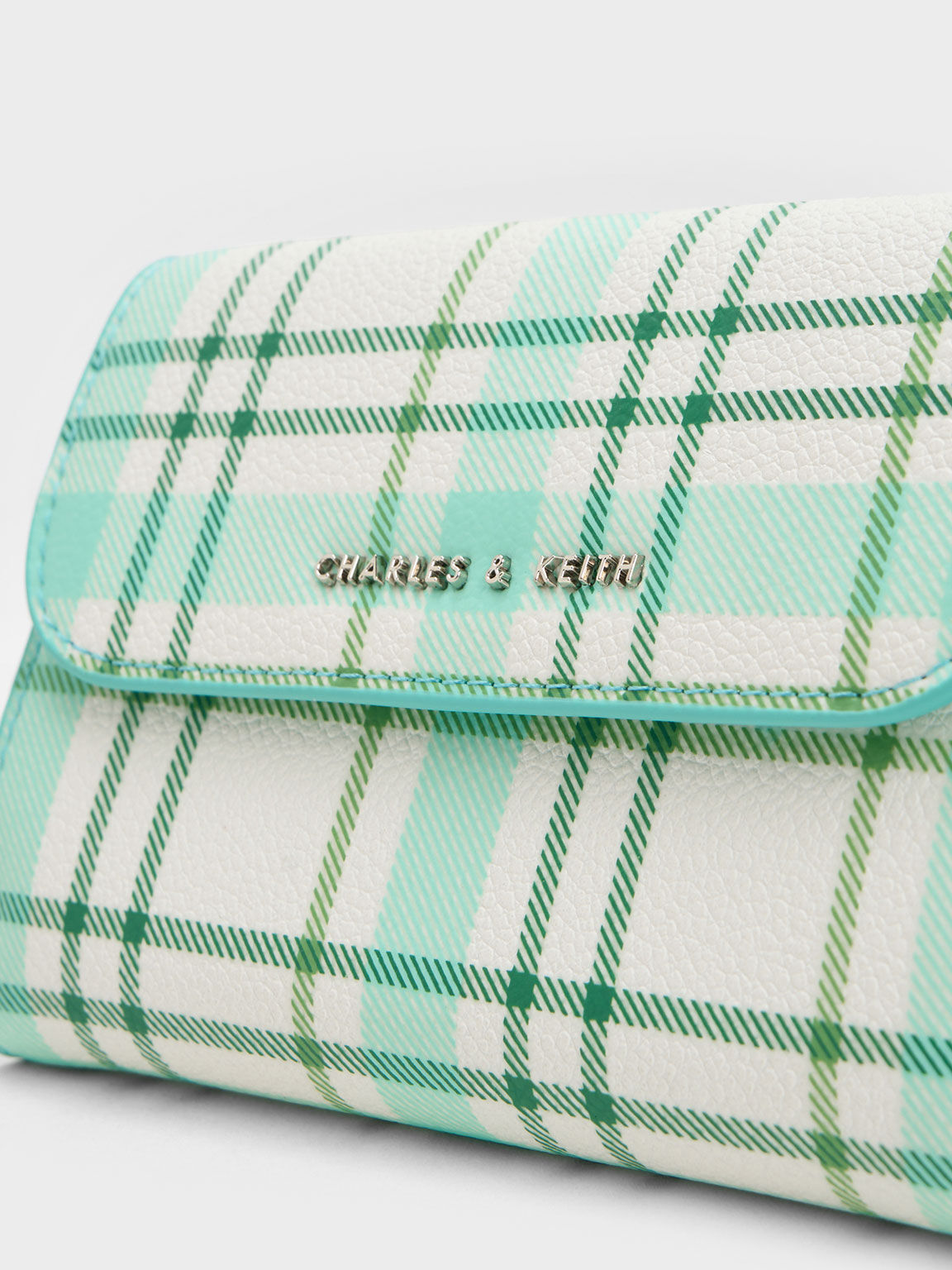 Alcott Push-Lock Checkered Wallet, Multi, hi-res