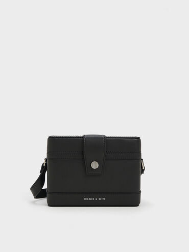 Bronte Boxy Crossbody Bag, Black, hi-res