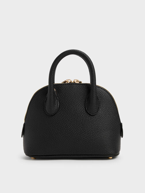 Beryl Bowling Bag, Black, hi-res