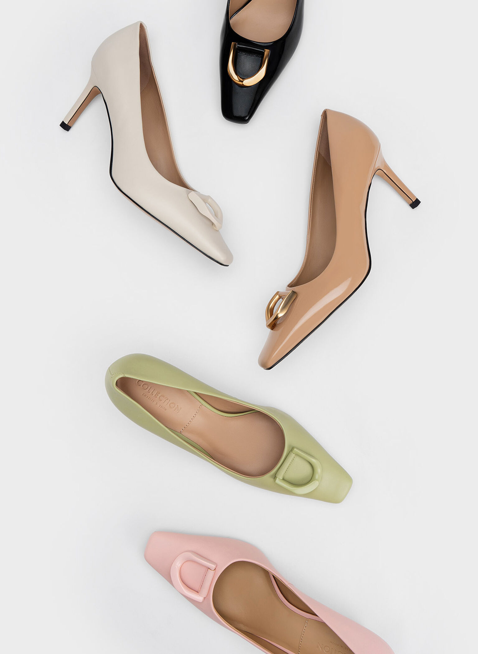 Zapatos de Tacón Gabine de Charol, Nude, hi-res