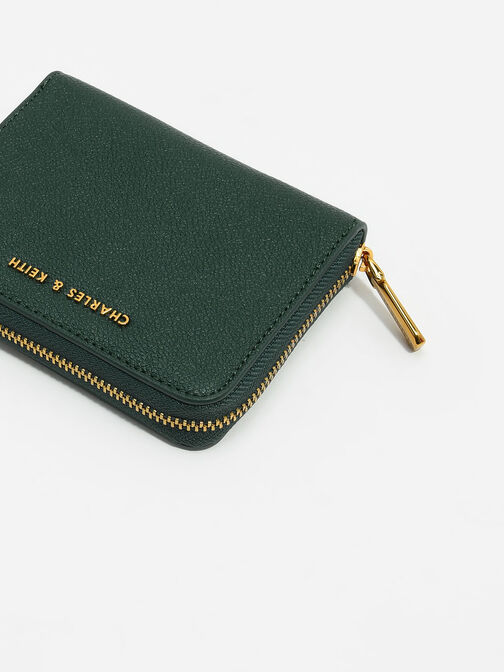 Basic Square Wallet, Green, hi-res