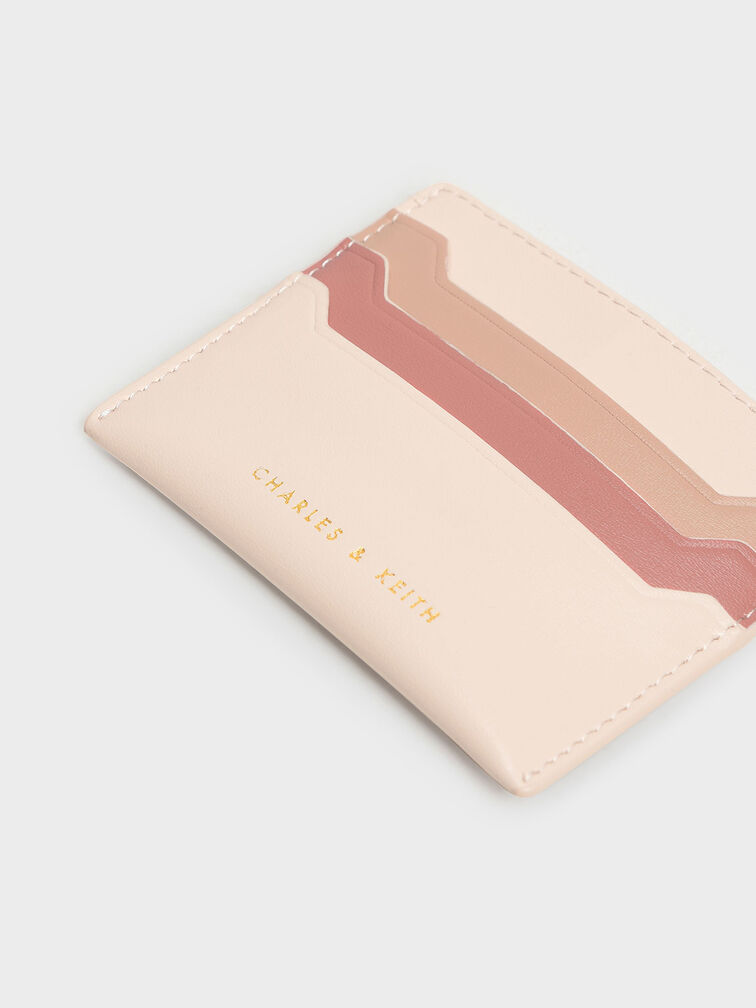 Light Pink Multicolour Card Holder - CHARLES & KEITH MY