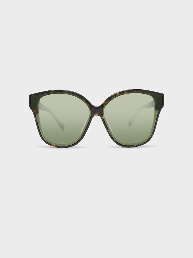 Acetate Frame Sunglasses, T. Shell, hi-res