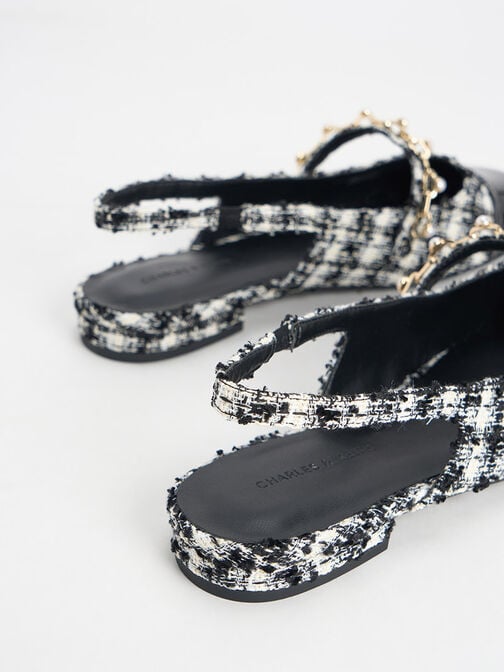 珍珠鍊瑪莉珍鞋, 黑色特別款, hi-res