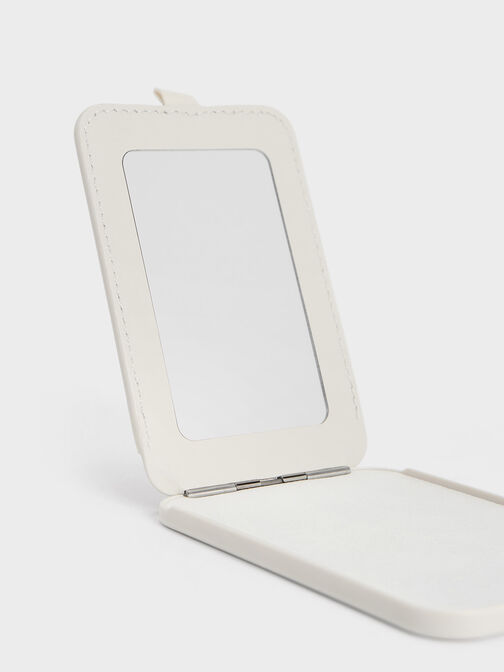 Cyrus Bi-Fold Card Holder, White, hi-res