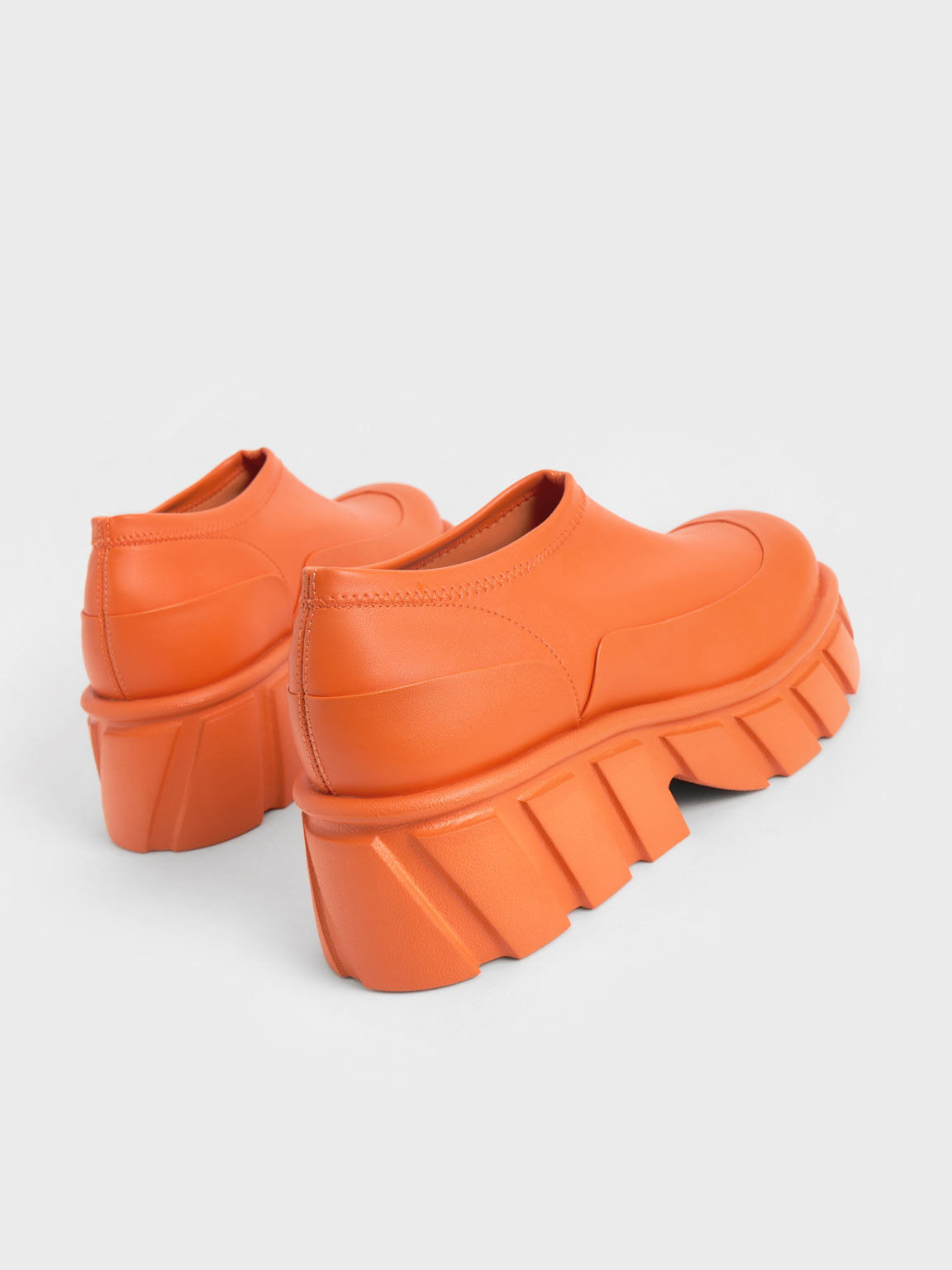 Orange Aberdeen Slip On Sneakers CHARLES KEITH CA