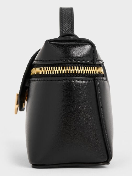 Arwen Top Handle Vanity Bag, Black, hi-res