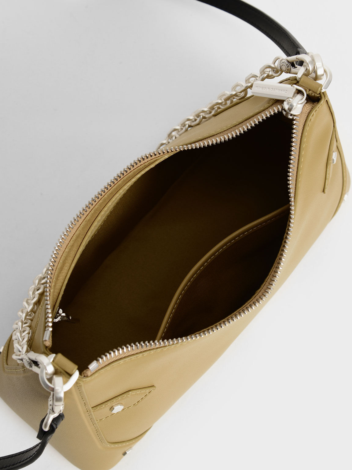 Chain Handle Crossbody Bag, Sand, hi-res