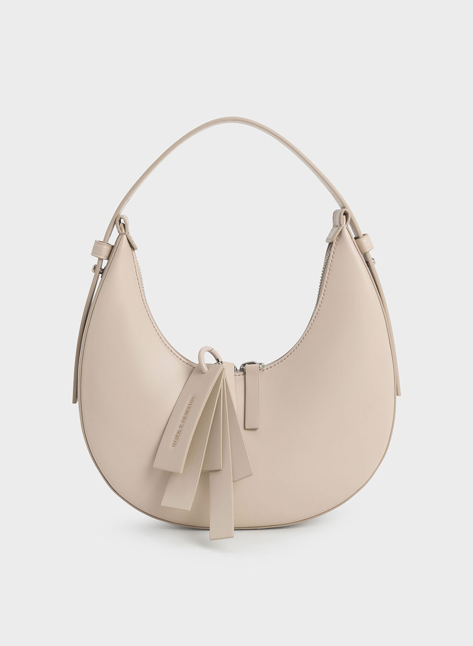 Carey Crescent Hobo Bag, Oat, hi-res