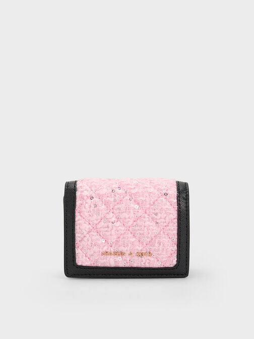 Micaela Tweed Cardholder, Multi, hi-res