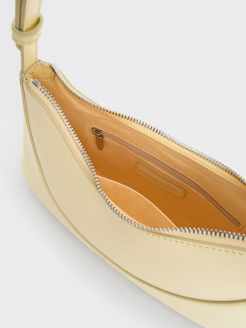 Bolso de hombro Sigrid, Amarillo mantequilla, hi-res