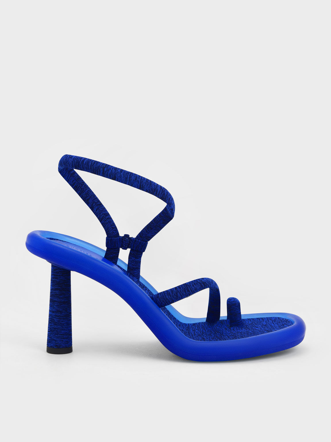 環保材質：Electra 套趾高跟涼鞋, 藍色, hi-res