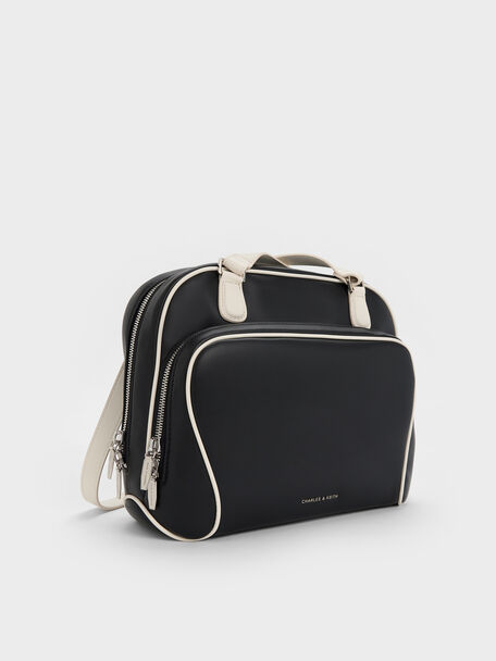 Nelly Two-Tone Boxy Backpack, Multi, hi-res