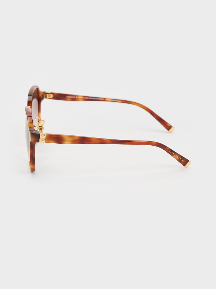 Gafas de sol cuadradas de acetato reciclado, Nacar, hi-res