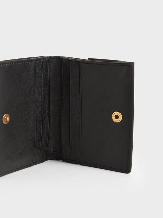 Cartera plegable, Negro, hi-res
