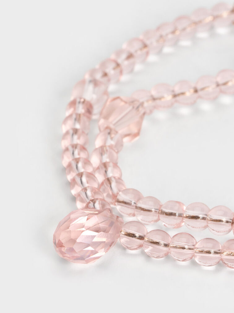 Pulsera Luxem con múltiples cuentas, Oro rosa, hi-res
