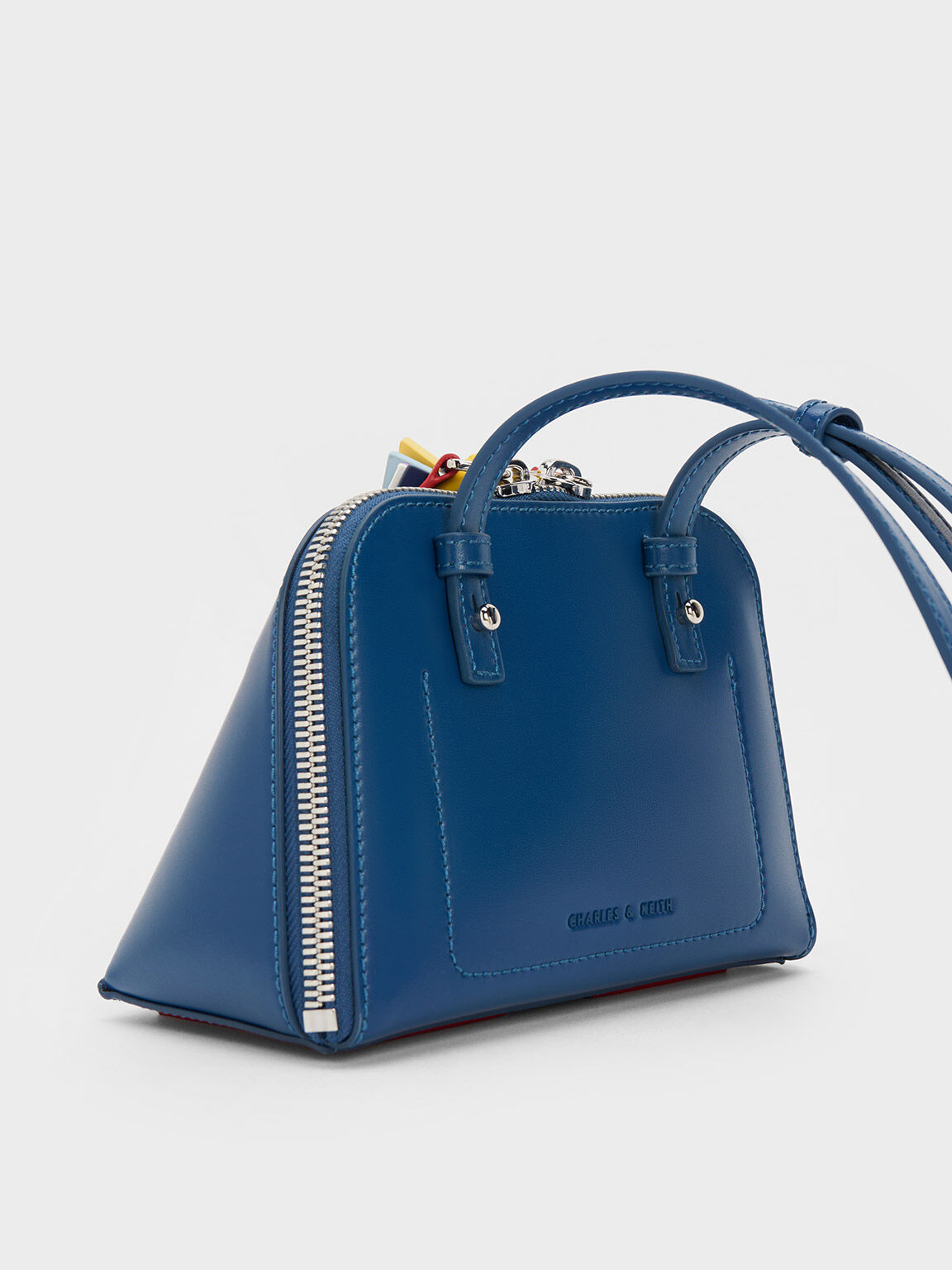 Cockade Crossbody Bag, Navy, hi-res