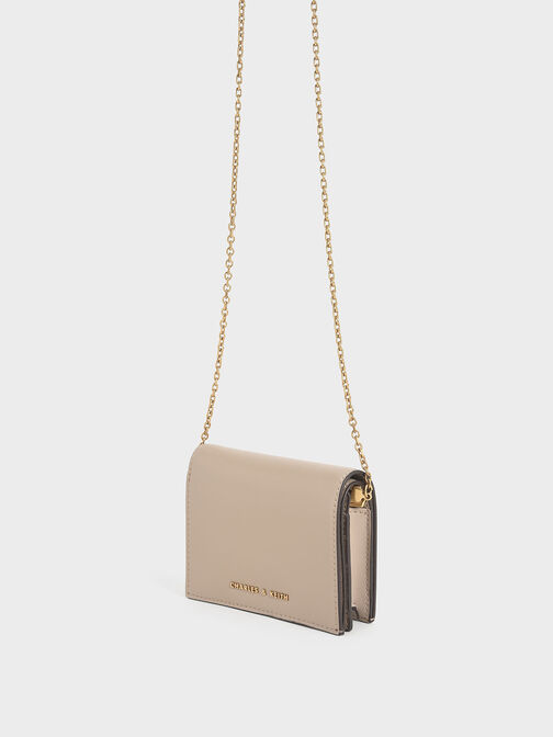 Daisy Bi-Fold Small Wallet, Sand, hi-res