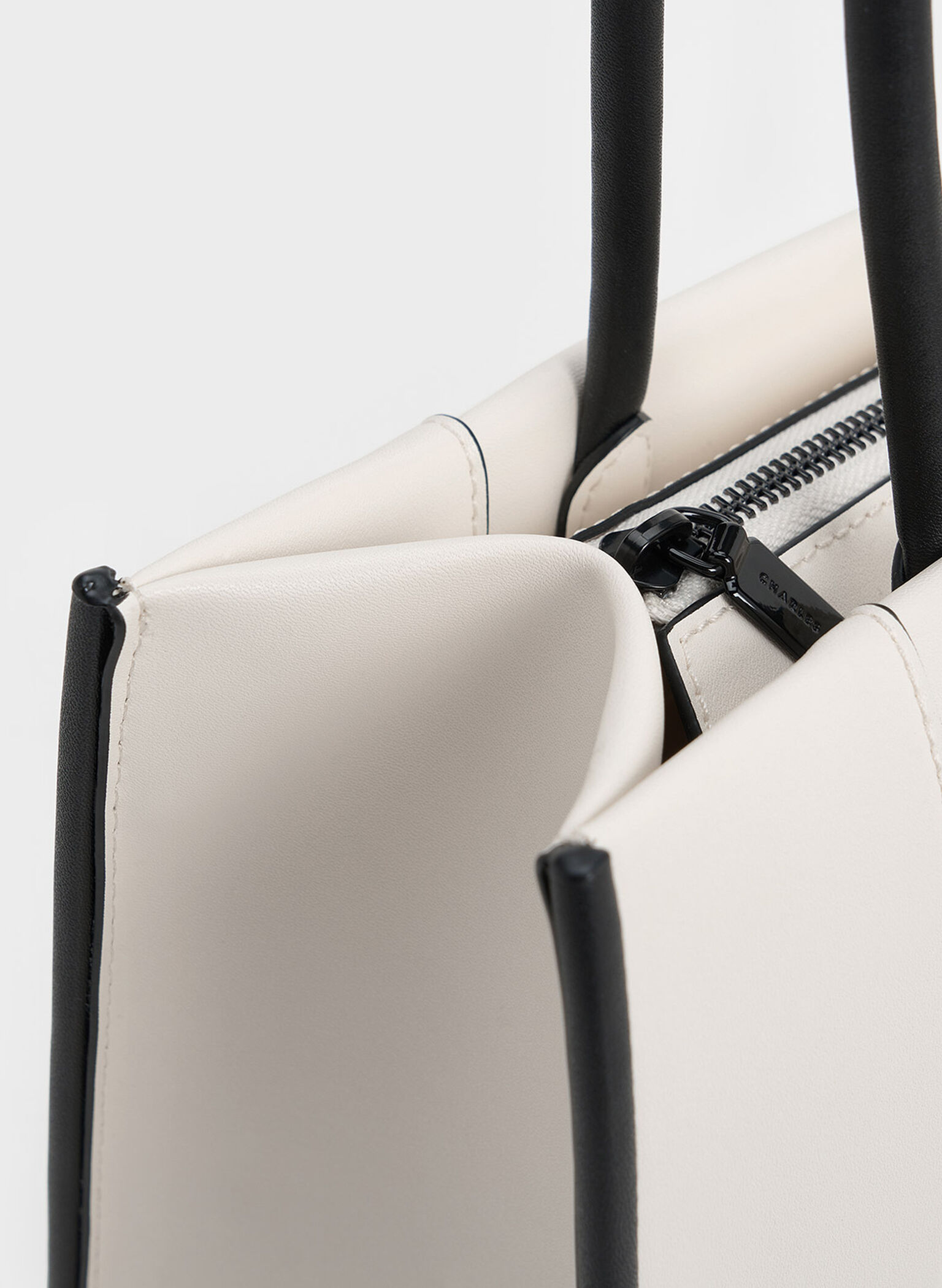 Bolso tote Daylla, Crema, hi-res