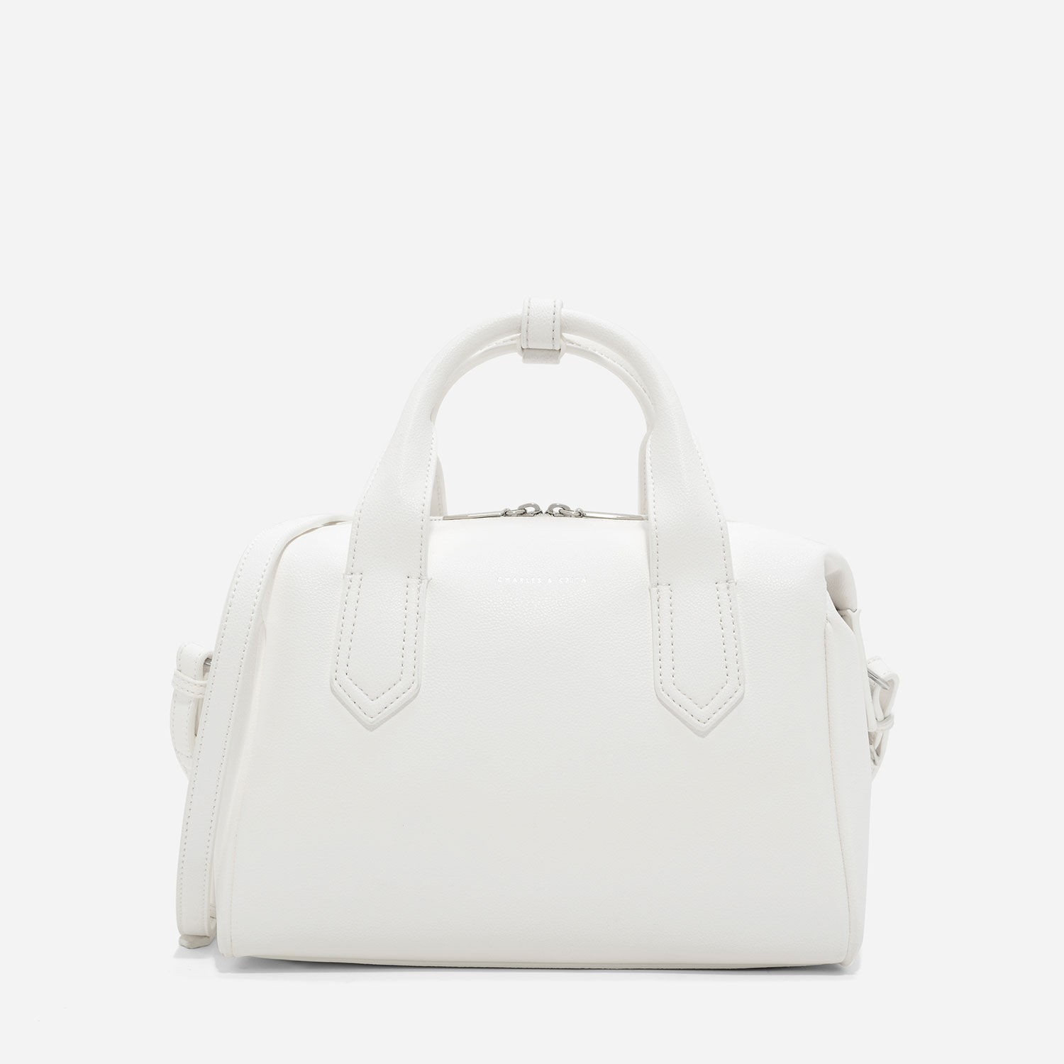 white bowling bag