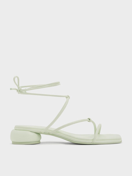 Strappy Tie-Around Sandals, Mint Sorbet, hi-res