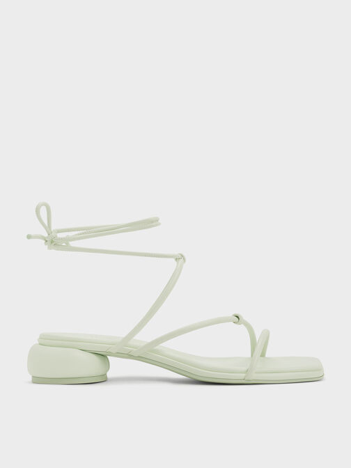 Strappy Tie-Around Sandals, Mint Sorbet, hi-res